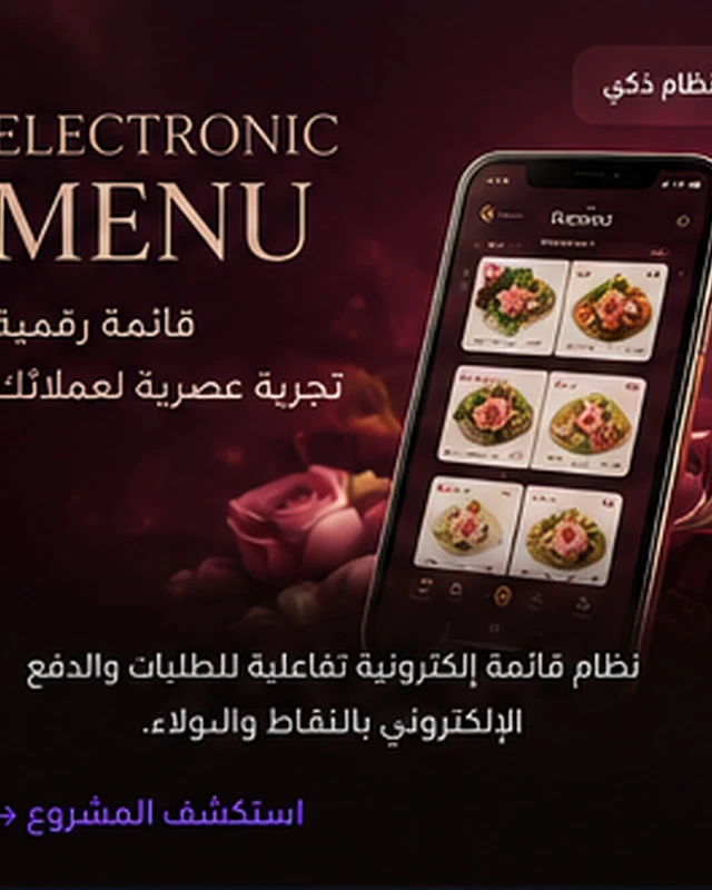 Electronic Menu & Ordering Platform